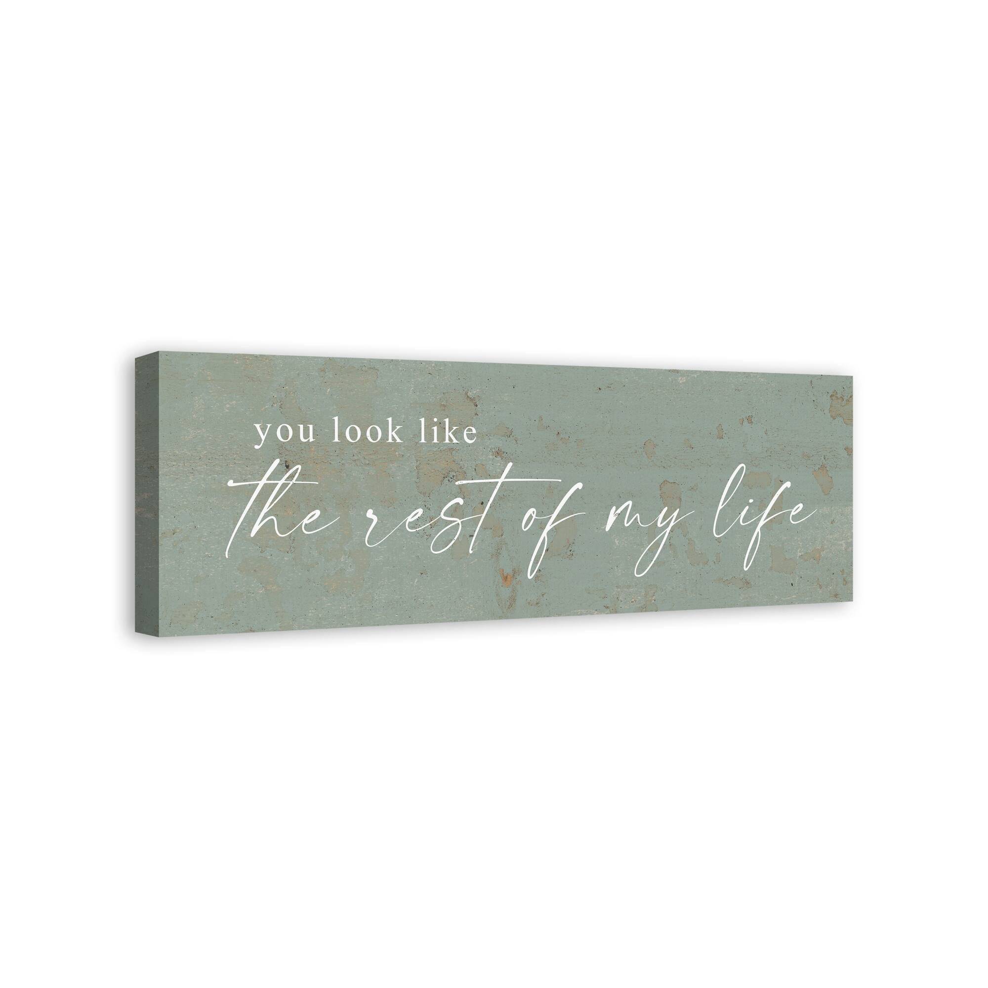 Rest Of My Life 36" x 12" Canvas Wall Art